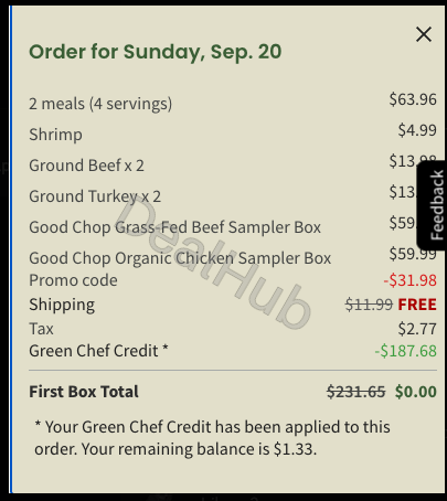 Buyer's screenshot